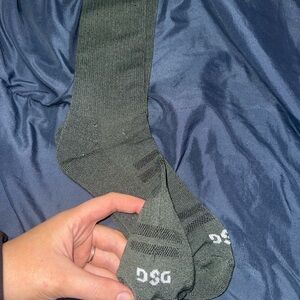 D&G Men's Olive Casual Socks